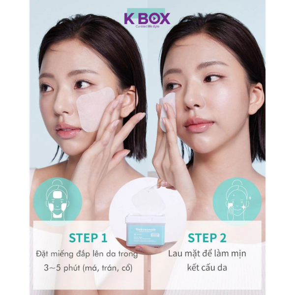 Toner Pad Dermal Madecassoside Blemish Làm Dịu Da Mụn, Giảm Đỏ, Cấp Ẩm Và Phục Hồi Da - Gói 12 Miếng