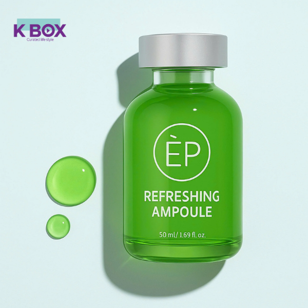 Serum Làm Mát Espeauna Refreshing Ampoule – Tinh Chất Làm Dịu Da Tức Thì, Cấp Ẩm Sâu, Kiểm Soát Dầu Và Phục Hồi