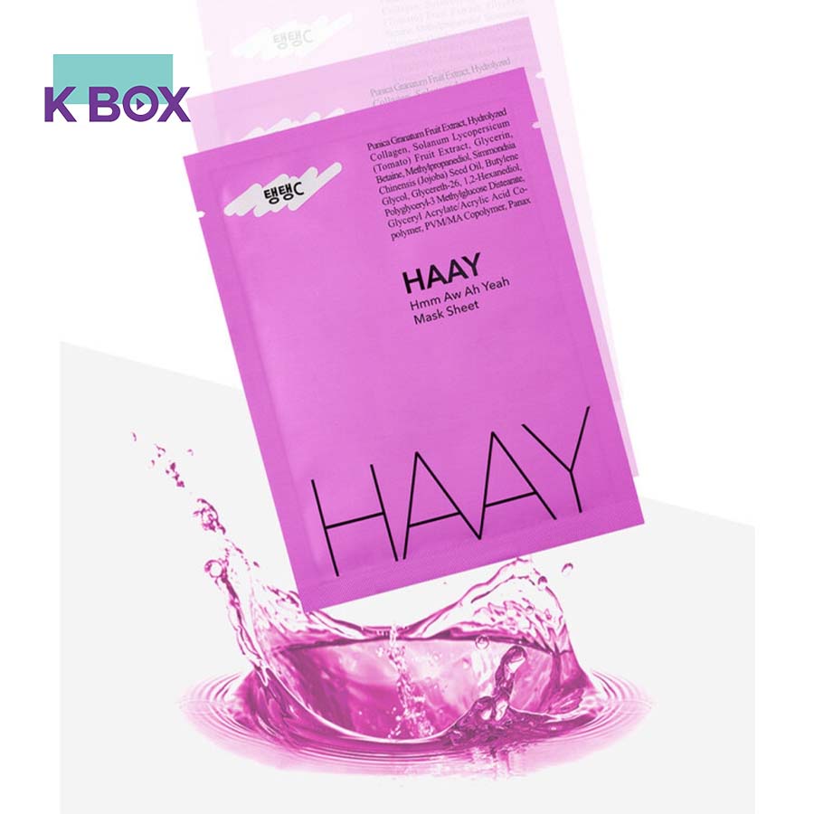 Mặt Nạ Haay Hmm Aw Ah Yeah C  Sheet Mask  - Sáng Da, Cấp Ẩm, Tăng Đàn Hồi Chống Lão Hóa Với & Collagen