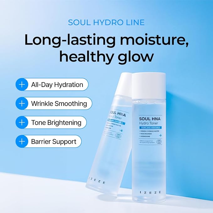 Izeze SOLD HNA Hydro Toner – Nước cân bằng da cấp ẩm sâu, làm dịu và dưỡng da khỏe mạnh