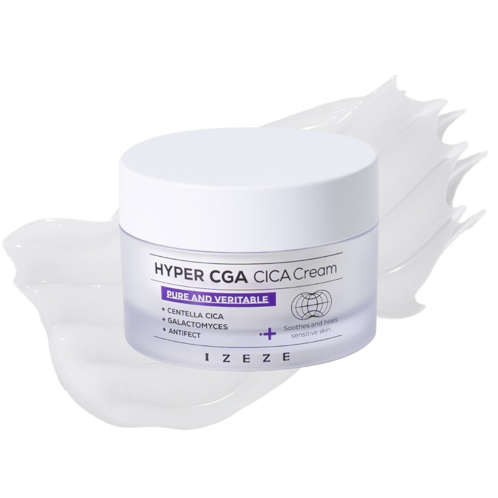 Izeze Hyper CGA Cica Cream – Làm Dịu Da, Cấp Ẩm Phục Hồi, Phù Hợp Da Nhạy Cảm