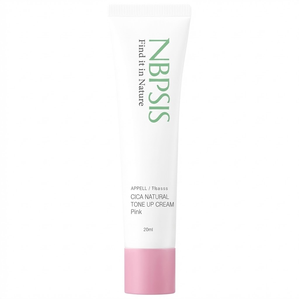 Nbpsis Cica Natural Tone Up Cream Pink – Kem chống nắng nâng tông hồng tự nhiên, làm dịu da Cica