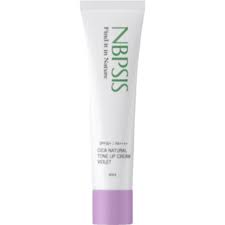 Nbpsis Cica Natural Tone Up Cream Green Tea, Violet – Kem chống nắng nâng tông da tự nhiên Cica làm dịu và dưỡng da