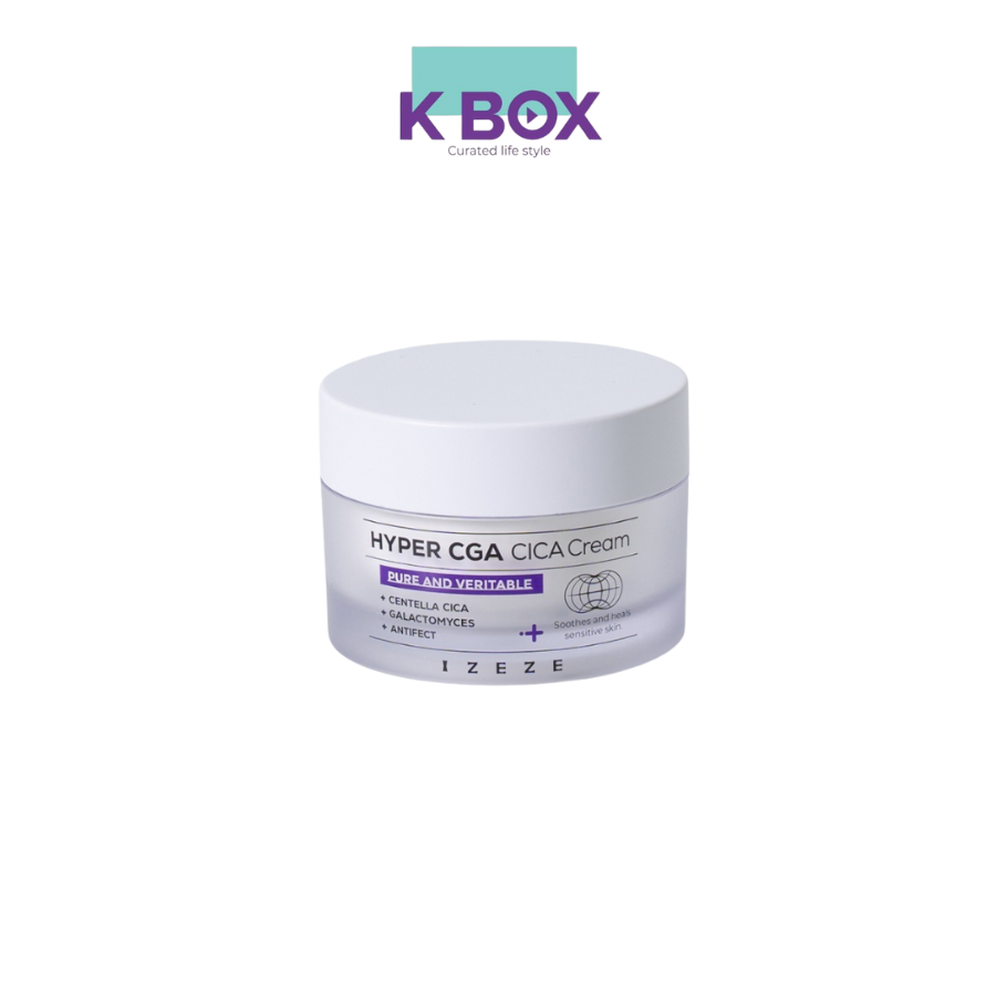 Izeze Hyper CGA Cica Cream – Làm Dịu Da, Cấp Ẩm Phục Hồi, Phù Hợp Da Nhạy Cảm