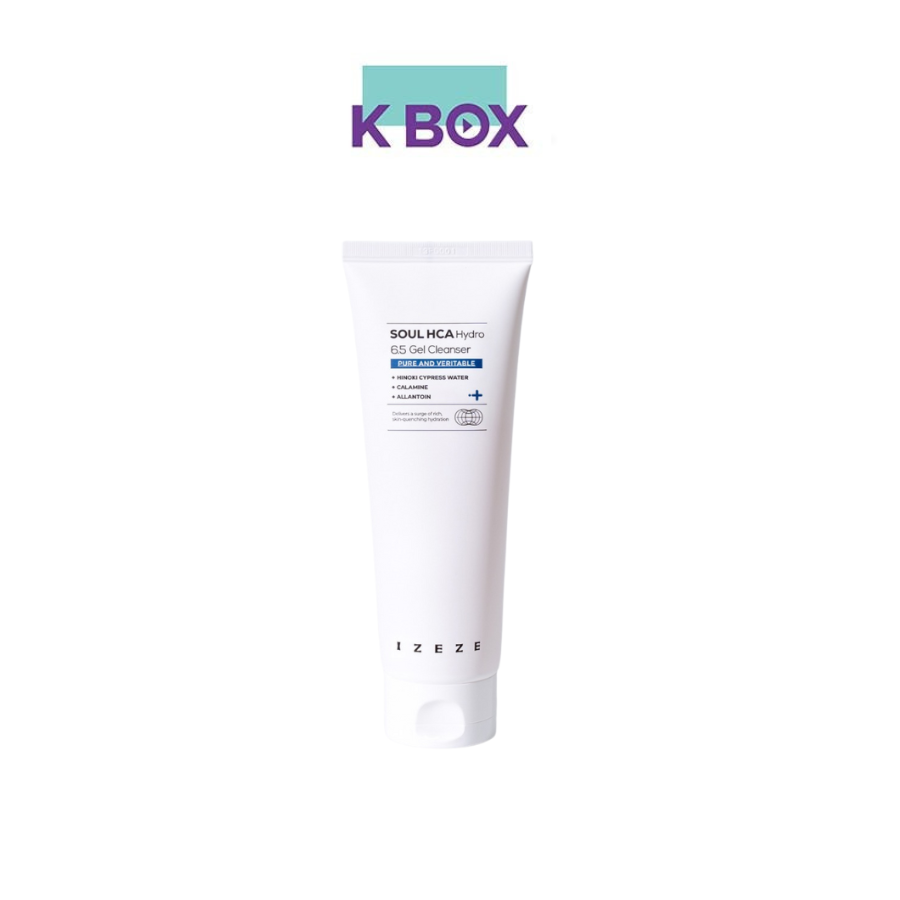 Izeze Soul HCA Hydro 6.5 Gel Cleanser – Gel rửa mặt pH 6.5 làm sạch dịu nhẹ, cấp ẩm cho da