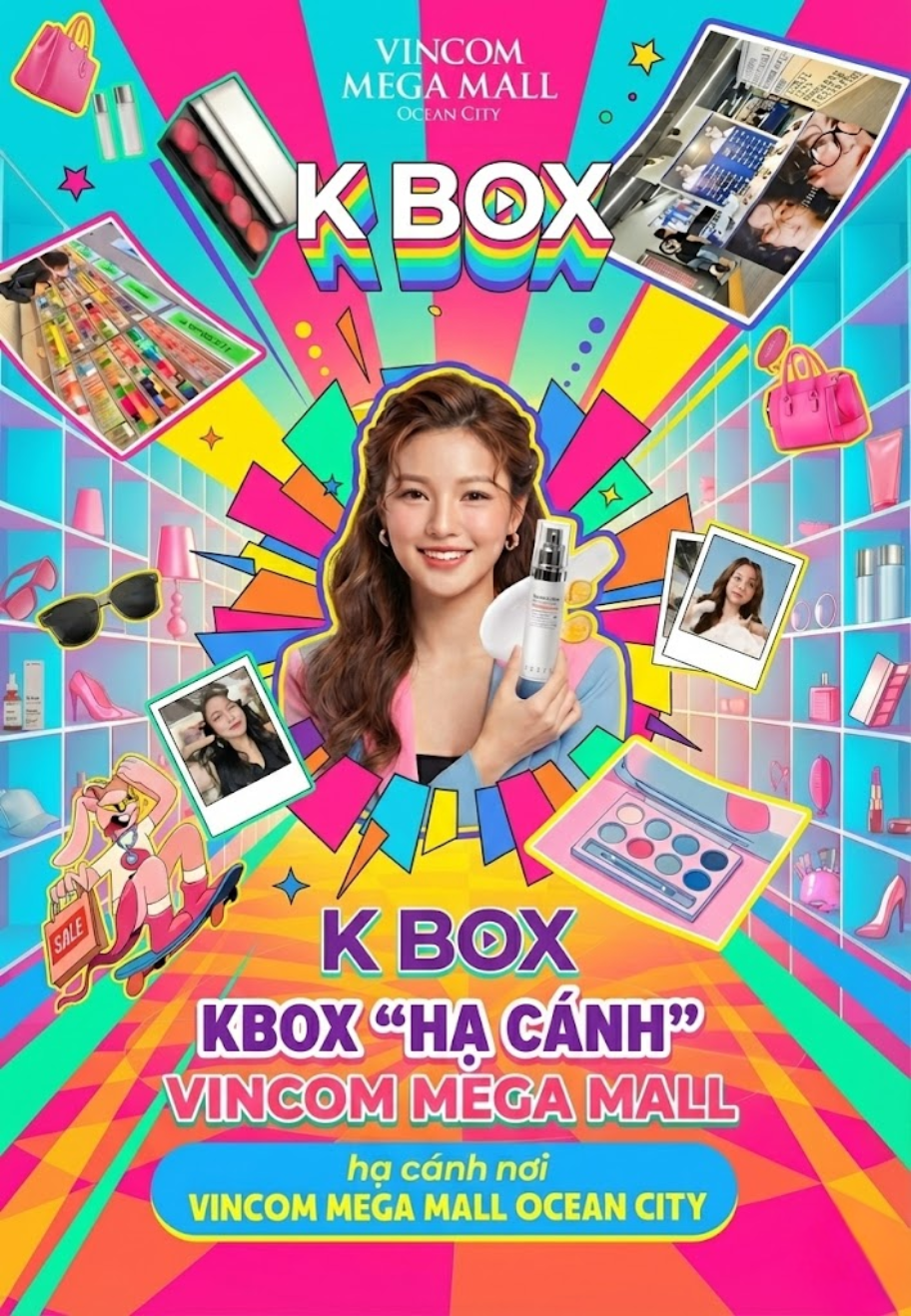KBOX “HẠ CÁNH” VINCOM MEGA MALL OCEAN CITY: VŨ TRỤ HALLYU 2.700M² LẦN ĐẦU TIÊN XUẤT HIỆN TẠI VIỆT NAM
