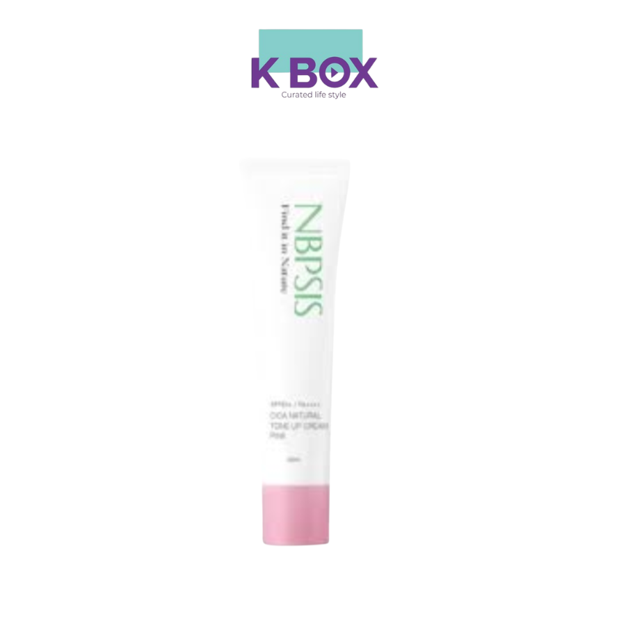 Nbpsis Cica Natural Tone Up Cream Pink – Kem chống nắng nâng tông hồng tự nhiên, làm dịu da Cica
