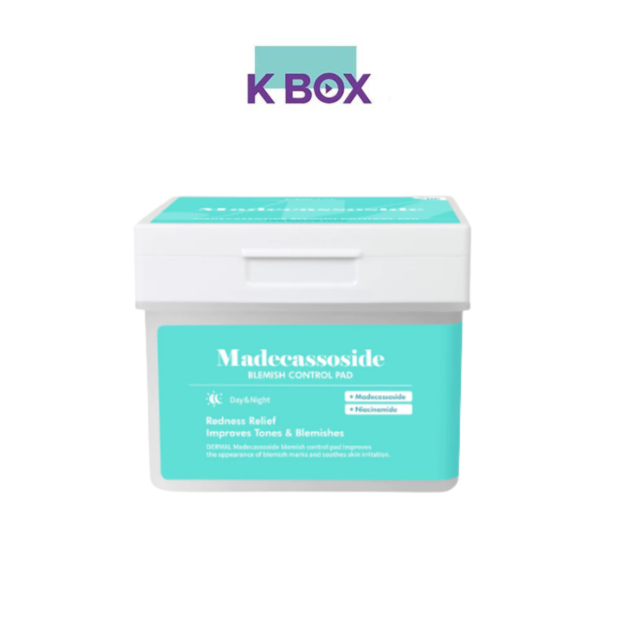 Toner Pad Madecassoside Hộp 120 Miếng Với Chiết Xuất Rau Má Làm Dịu Da, Phục Hồi, Giảm Kích Ứng